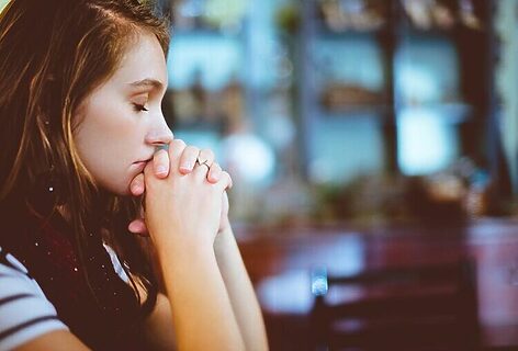 Woman praying