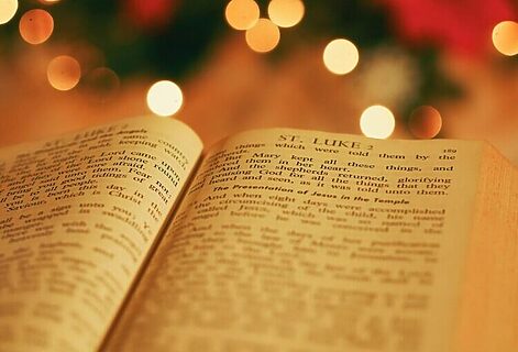 Image of book of Luke help illustrate that our encounters with God are greatest treasures