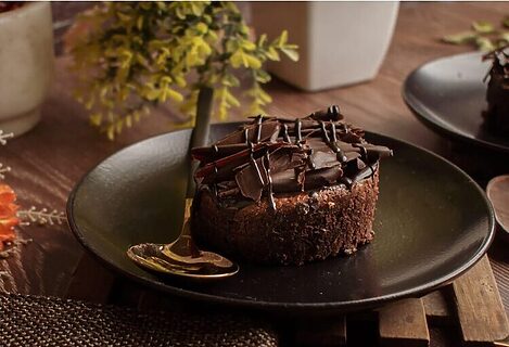 Chocolate cake represents baking mishap in devotional and focusing on true purpose of Christmas