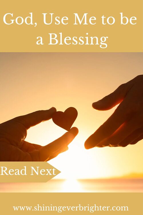 Use Me to be a Blessing Prayer blogpost image