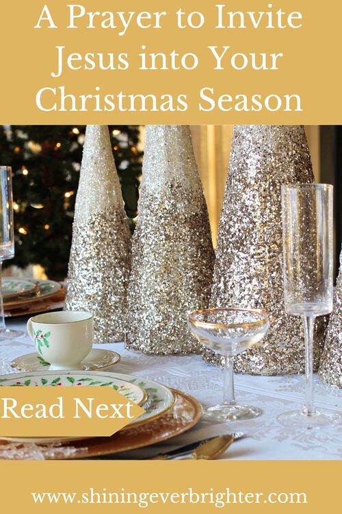 Prayer to Invite Jesus into your Christmas Season blogpost image