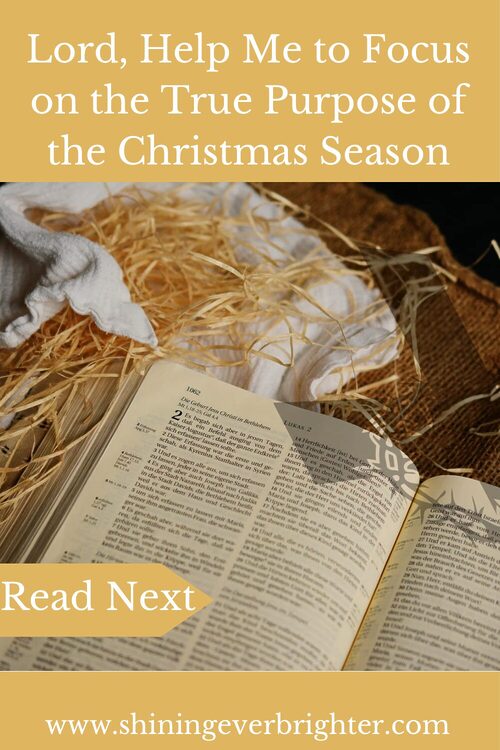 Prayer to Focus on True Purpose of Christmas blogpost image