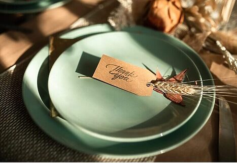 Picture of table setting illustrates the story of David’s kindness to Mephibosheth and how it mirrors God extending a seat at His Table for His children