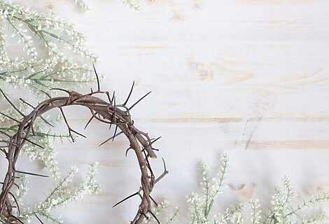 Image of crown of thorns represents eternal life through Jesus’s sacrifice