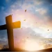 Image of cross represents bible verses about Easter Sunday or Good Friday