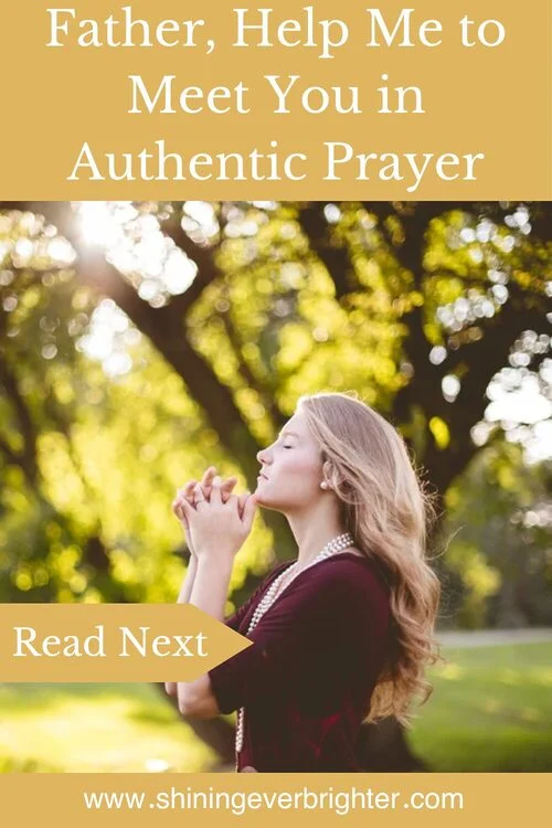 Authentic prayer gold article image