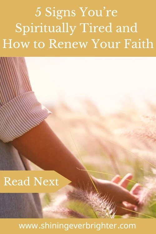 Gold article image for 5  Signs You’re Spiritually Tired and How to Renew Your Faith