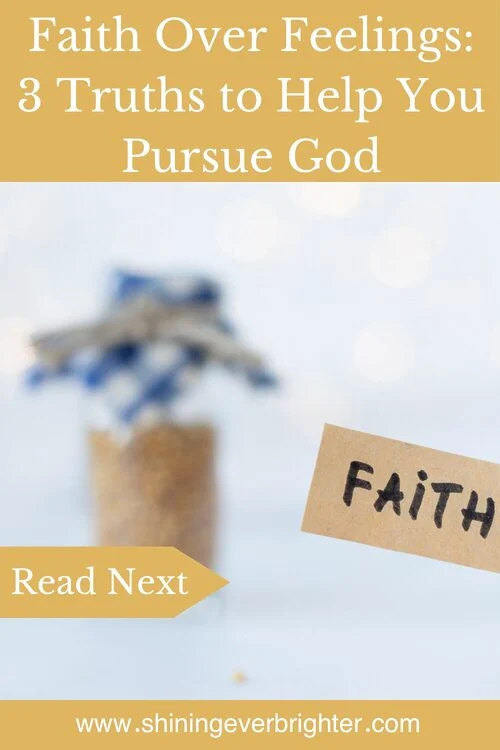Faith Over Feelings Gold Article Image